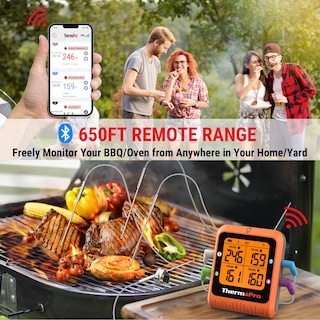 Foto 2 | Foto 2 | Termómetro Inalámbrico Para Carne Thermopro Tp930 Bluetooth 650m - Venta Internacional.