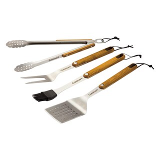 Foto 1 | Foto 1 | Juego De Herramientas Para Asar Cuisinart Cgs-1100 Con Espátula, Pinzas, Tenedor Y Cepillo - Venta Internacional.