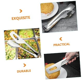 Foto 5 | Foto 5 | Pinzas Para Alimentos Feltechelectr, Exquisita Artesanía Para Pulir, De Acero Inoxidable - Venta Internacional.