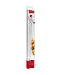 Foto 1 | Foto 1 | Set De Brochetas Triangulares 6 Piezas 25 Cm Con Anilla - Venta Internacional.