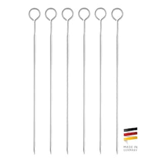 Foto 2 | Foto 2 | Set De Brochetas Triangulares 6 Piezas 25 Cm Con Anilla - Venta Internacional.