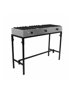 Foto 1 | Foto 1 | Parilla 3 Quemadores Mindejal P-3-120 Gris Acero Inoxidable