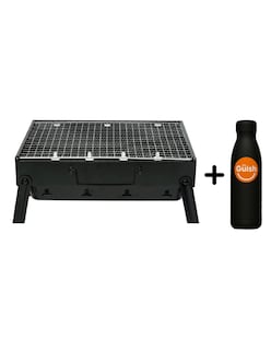 Foto 1 | Foto 1 | Asador Parrilla Carbón Grill Cocina Bbq Portátil Cocina+regalo Termo De Agua Güish