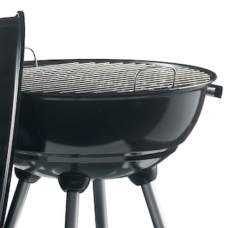 Foto 7 | Foto 7 | Asador Circular de Carbón Aquila Negro 57 cm con Ruedas
