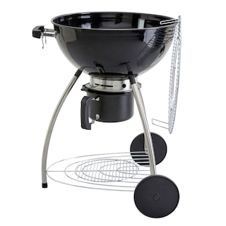 Foto 4 | Foto 4 | Asador De Carbón Kettle Pro 22 Pulgadas De Acero Con Termómetro