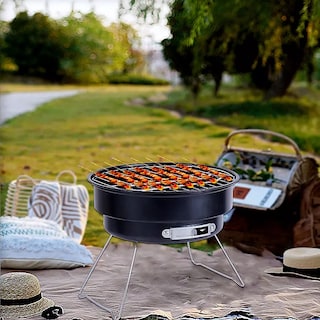 Foto 5 | Foto 5 | Mini Parrilla Portátil Asador Plegable De Carbón Camping