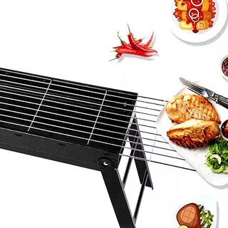 Foto 4 | Foto 4 | Parrilla De Carbon Portatil Plegable Asador De Jardín Color Negro