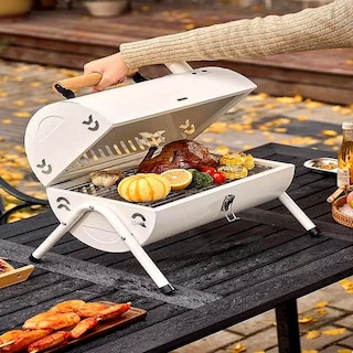 Foto 5 | Foto 5 | Parrilla Plegable Asador De Carbón Doble Cara Portátil