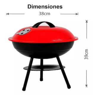 Foto 2 | Foto 2 | Parrilla Plegable Asador De Carbón Aire Libre Portátil