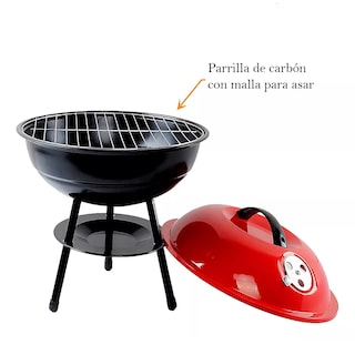 Foto 5 | Foto 5 | Parrilla Plegable Asador De Carbón Aire Libre Portátil