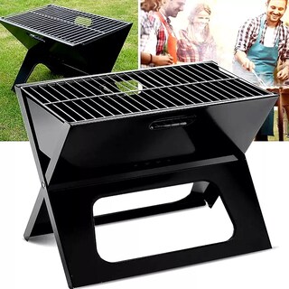 Foto 8 | Foto 8 | Parrilla Asador Portatil Plegable De Carbon Camping Picnic Color Negro