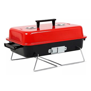 Foto 3 | Foto 3 | Parrilla Portátil de Carbón Plegable Kitchenes Tapa Roja