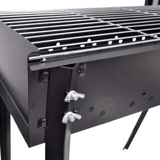 Foto 6 | Foto 6 | Soporte Para Barbacoa De Carbón Vidaxl Cuadrado 75 X 28 Cm Acero - Venta Internacional.