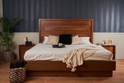 Foto 4 | Foto 4 | Cabecera King Size Color Nogal - Madera Mdf Y Melamina
