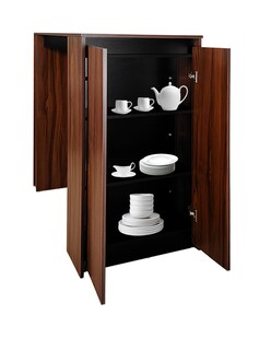 Foto 4 | Foto 4 | Barra Desayunadora Para Cocina  Mesa Alta Rectangular  120cm De Altura  Con Puertas Dobles