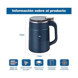 Foto 2 | Foto 2 | Molino Pulverizador Ocho Cuchillas Eléctricas Para Café Eo Safe Imports Esi-20356 Azul