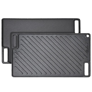Foto 1 | Foto 1 | Parrilla/Plancha Vevor Reversible 43 x 25 cm Hierro Fundido Precurado - Venta Internacional