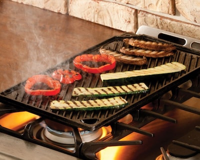 Foto 5 | Foto 5 | Hierro Fundido Reversible Grill/griddle Lodge 24 X 43 Cm Presazonado - Venta Internacional.