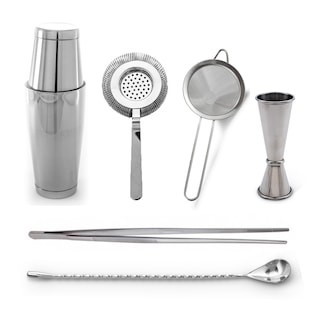Foto 1 | Foto 1 | Kit Coctelería Deluxe Pineapple Tools Plata
