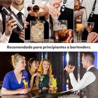 Foto 4 | Foto 4 | Kit de Coctelería Bartender Eo Safe Imports ESI-10731 Plateado 6 Piezas