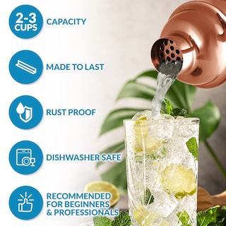 Foto 2 | Foto 2 | Set de Coctelera Zulay Kitchen de Acero Inoxidable 700 ml - Venta Internacional