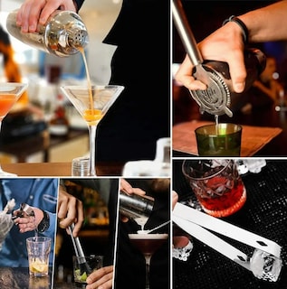 Foto 4 | Foto 4 | Xtellar Kit Bar Cóctel 12 Pz Barman Jigger Destapador Utensilios