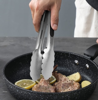 Foto 5 | Foto 5 | Juego De 2 Pinzas De Cocina Hotec De Acero Inoxidable 23 Cm Y 30 Cm - Venta Internacional