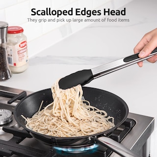 Foto 4 | Foto 4 | Pinzas De Cocina U-taste De 30 Cm Grandes De Silicona Con Acero Inoxidable - Venta Internacional.