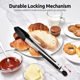 Foto 7 | Foto 7 | Pinzas De Cocina U-taste De 30 Cm Grandes De Silicona Con Acero Inoxidable - Venta Internacional.