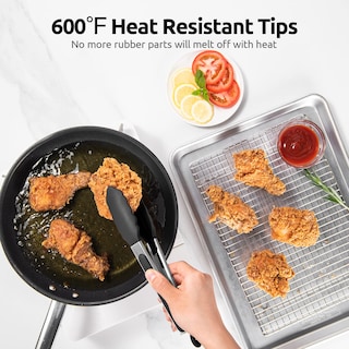 Foto 3 | Foto 3 | Pinzas De Cocina U-taste De Silicona De 23 Cm Resistentes A 600 °f - Venta Internacional.