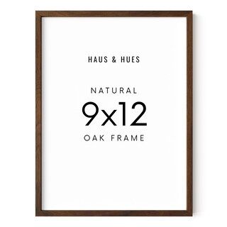 Foto 1 | Foto 1 | Marco De Fotos Haus And Hues De Madera De Roble Natural  9 X 12 Cm - Venta Internacional.