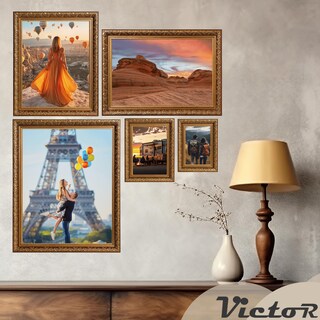 Foto 6 | Foto 6 | Marco De Fotos Victor Rubens Brown Gold 20x25 Cm Con Acrílico - Venta Internacional.