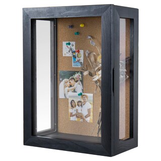 Foto 1 | Foto 1 | Caja Deep Shadow Para Montar En La Pared Mygift Vintage Negra 28 X 38 Cm - Venta Internacional.