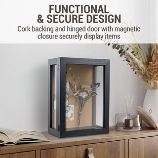 Foto 3 | Foto 3 | Caja Deep Shadow Para Montar En La Pared Mygift Vintage Negra 28 X 38 Cm - Venta Internacional.