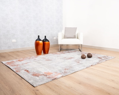 Foto 4 | Foto 4 | Tapete Decorativo Delme T5148 Gris Coral 240*330