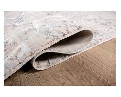 Foto 3 | Foto 3 | Tapete Decorativo Tebas T2232 Crema Gris 160*230