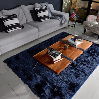 Foto 3 | Foto 3 | Alfombra Suave Tapete Azul Para Sala 160 X 225 Cm