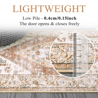 Foto 2 | Foto 2 | Rug Runner Lahome Boho, Lavable, 60 X 150 Cm, Antideslizante, Felpilla - Venta Internacional.