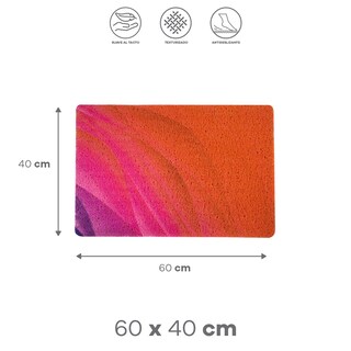 Foto 2 | Foto 2 | Tapete Difuminado Rosa/naranja 40x60cm