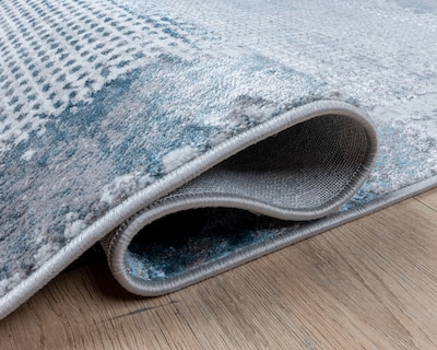 Foto 2 | Foto 2 | Tapete Decorativo Amina T5141 Gris Gris Azul 160*230