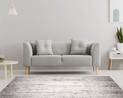 Foto 4 | Foto 4 | Tapete Decorativo Zaria T2186 Gris Crema 160*230