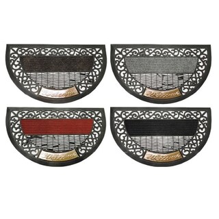 Foto 3 | Foto 3 | Tapete Para Exterior Media Luna Welcome Hogar Aleissi 701382 Negro