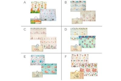 Foto 3 | Foto 3 | Xtellar Tapete Multiusos De Juego Papubaby Plegable Para Niños De 150 X 200 Cm - Seguro, Ecológico Y Portátil