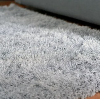 Foto 3 | Foto 3 | Alfombra Dormitorio Pie De Cama 70 X 110 Cm Gris