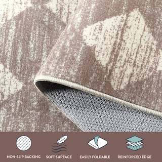 Foto 7 | Foto 7 | Alfombra Lahome Moroccan Treills Para Correr 60 X 240 Cm Color Beige Lavable - Venta Internacional.