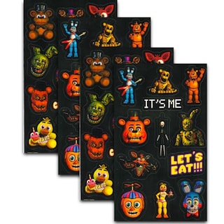 Foto 3 | Foto 3 | Venta Internacional - Pegatinas Five Nights At Freddy's 4 Hojas