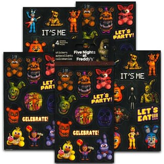 Foto 4 | Foto 4 | Venta Internacional - Pegatinas Five Nights At Freddy's 4 Hojas