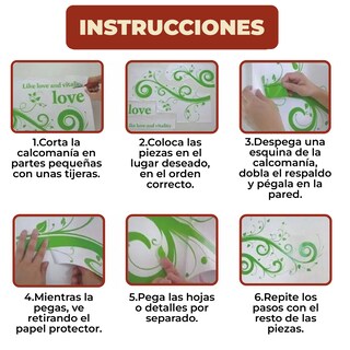 Foto 7 | Foto 7 | Sticker Decorativo De Colores Neutros Para Habitación