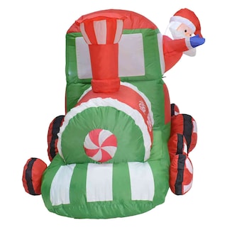 Foto 2 | Foto 2 | Inflable Navidad Tren Navideño 2.2m Decoración Luz Led