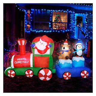 Foto 3 | Foto 3 | Inflable Navidad Tren Navideño 2.2m Decoración Luz Led